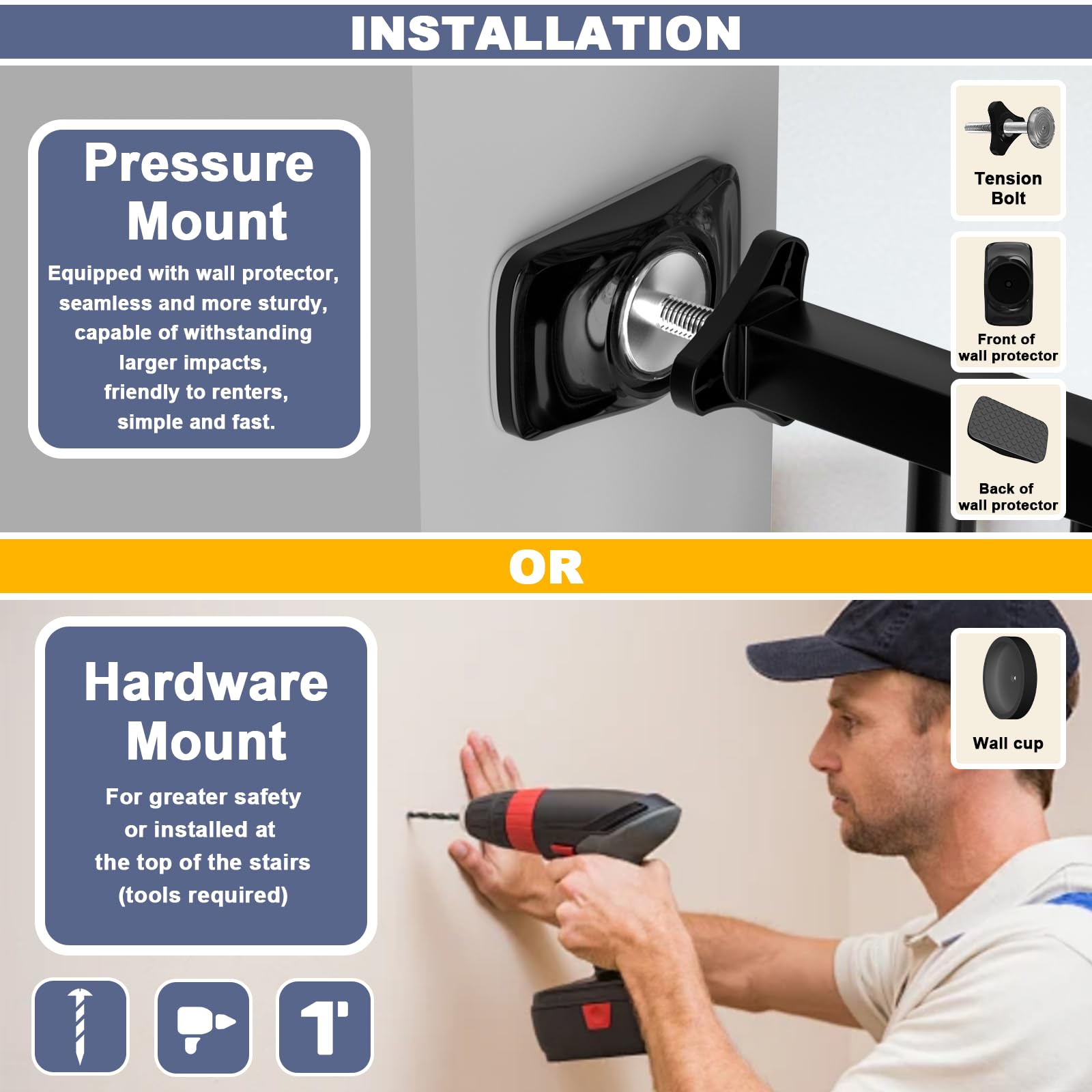 Foreng adjustable width range from 52.76 to 85.82 inches