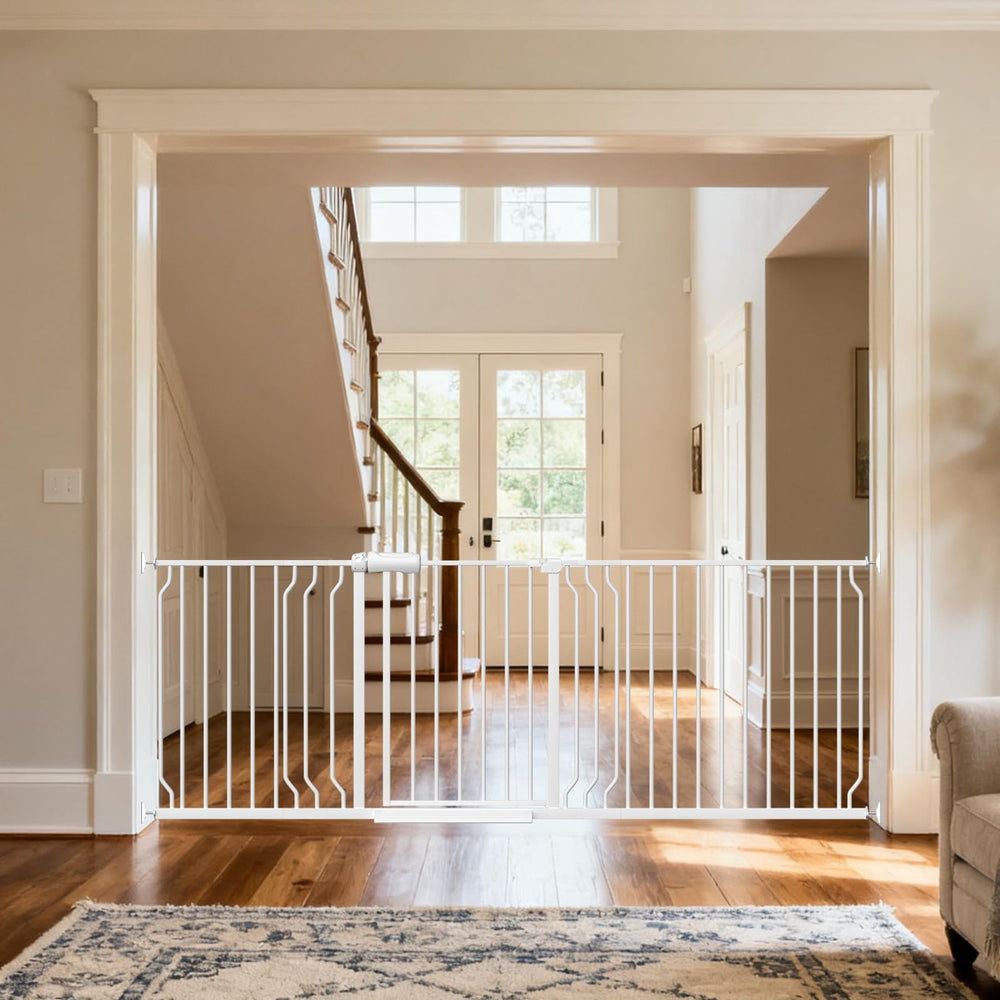 Foreng white finish blends with home decor and interiors.