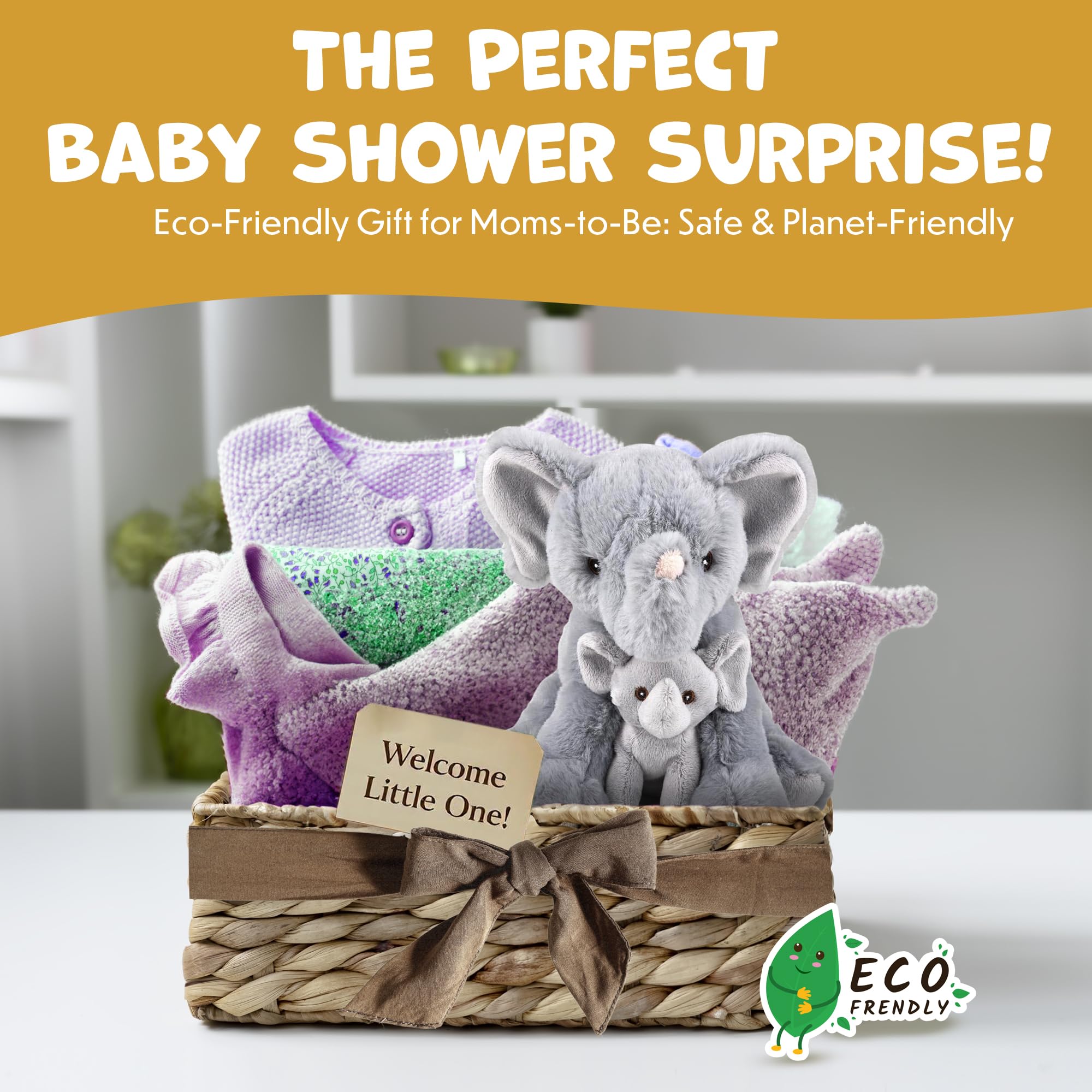 Forest & Twelfth elephant plush for toddlers, a safe, huggable companion.