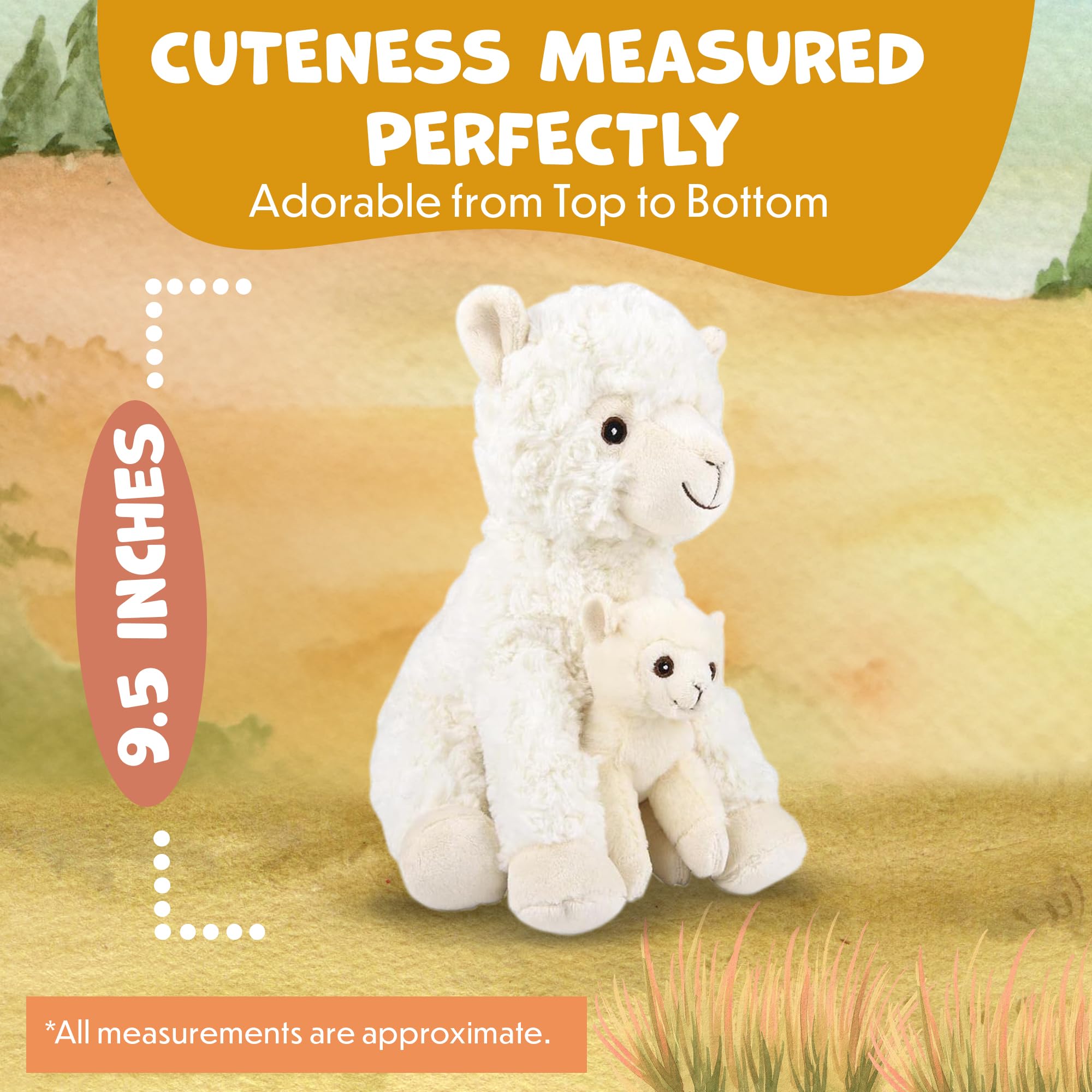 Llama bedtime companion by Forest & Twelfth ready for bedtime routines.