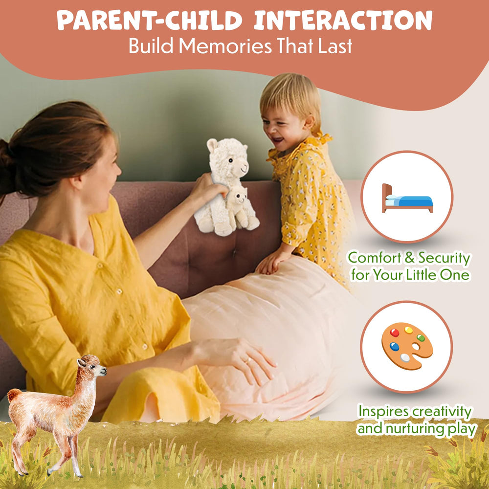 Gift-ready Forest & Twelfth llama plush toy, ideal for baby showers.