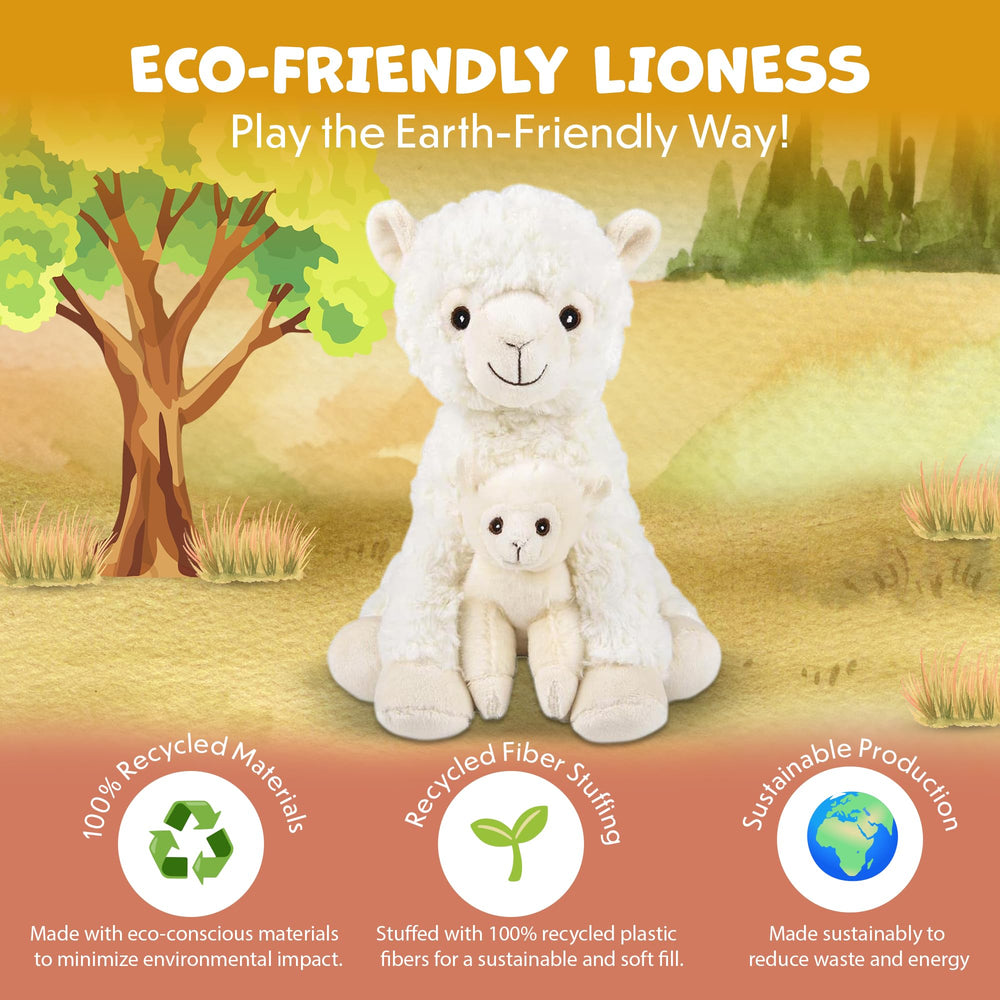 Closeup of Forest & Twelfth llama plush showing soft fabric texture and cozy look.