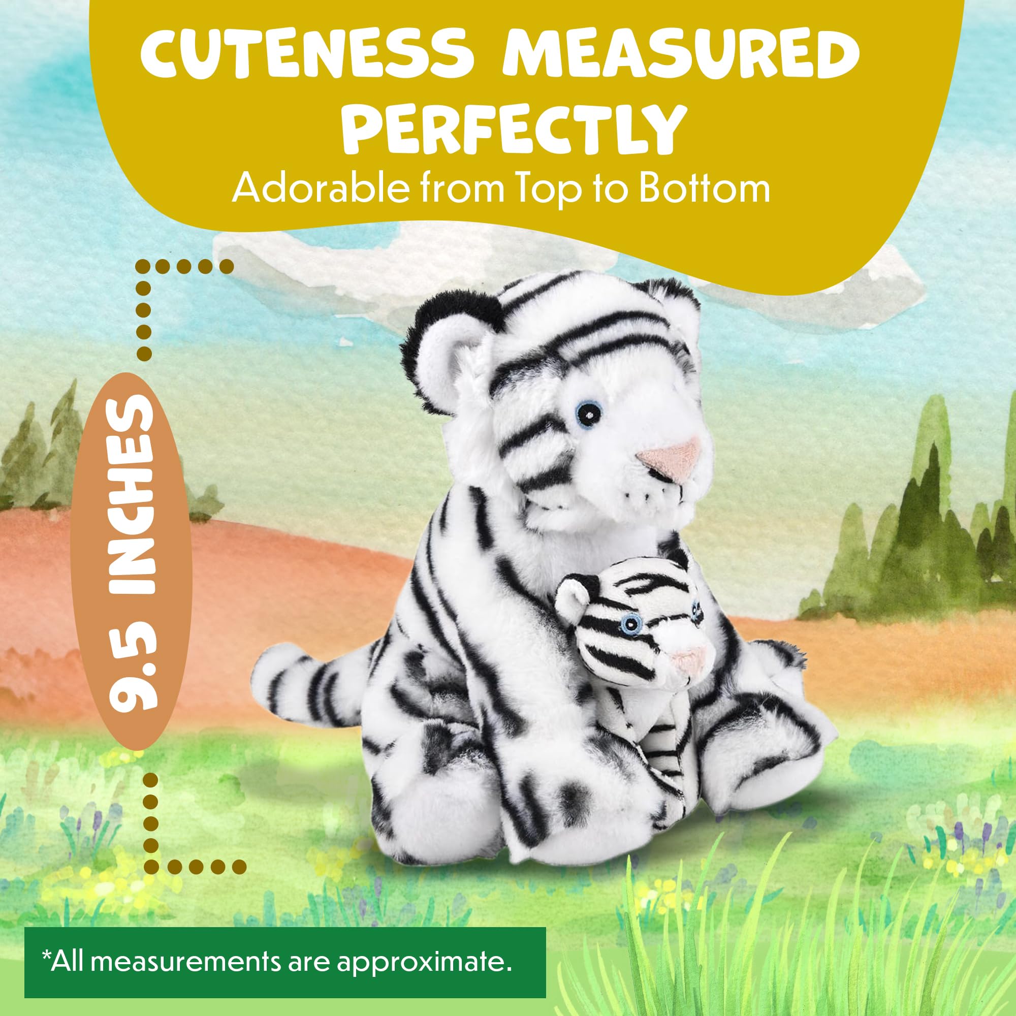 Forest & Twelfth realistic plush toy invites gentle role-play and nurturing games.