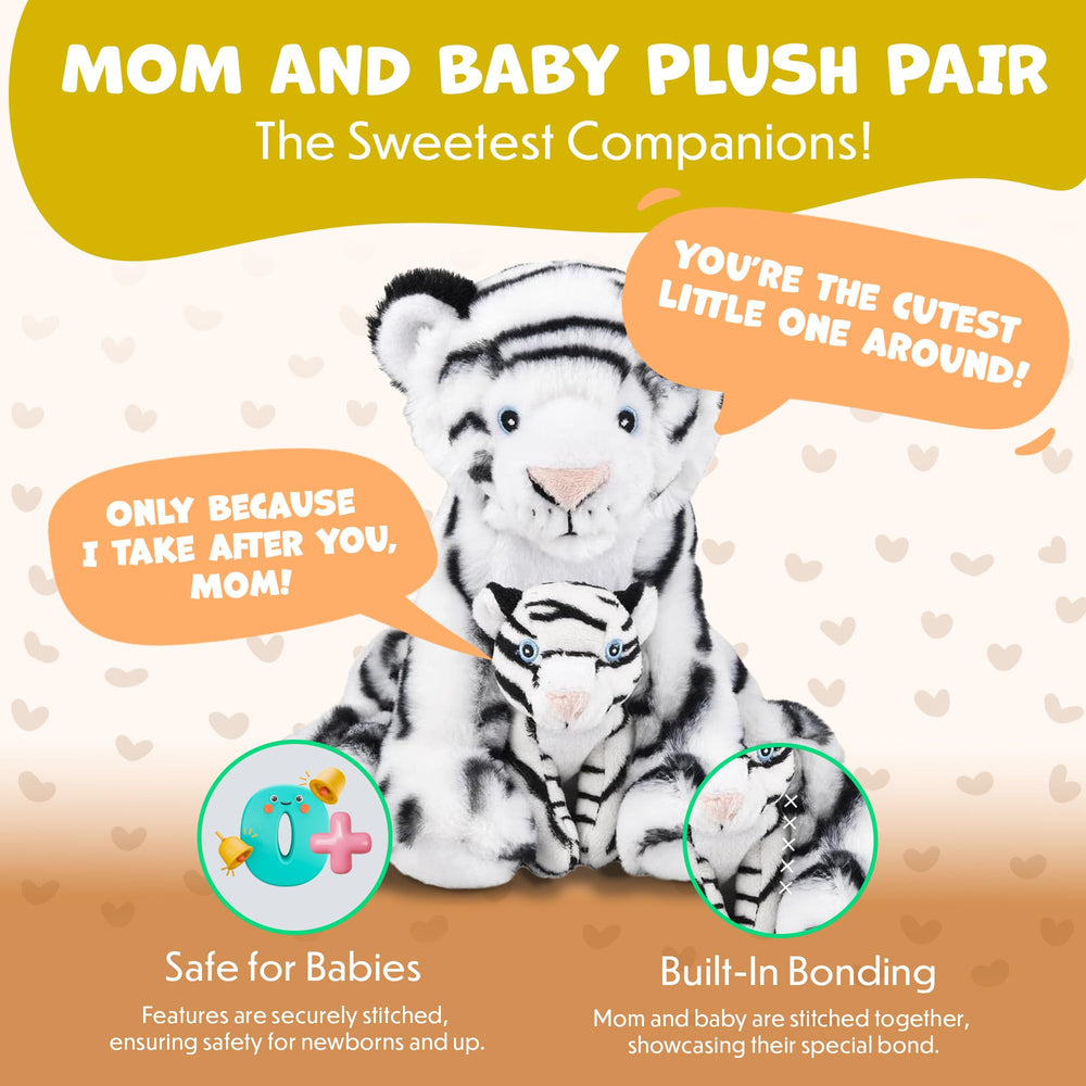 Forest & Twelfth zoo animals toddler toy plush suitable for imaginative play.