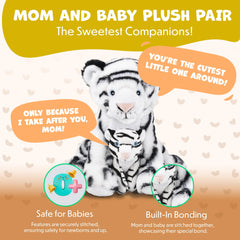 Forest & Twelfth zoo animals toddler toy plush suitable for imaginative play.