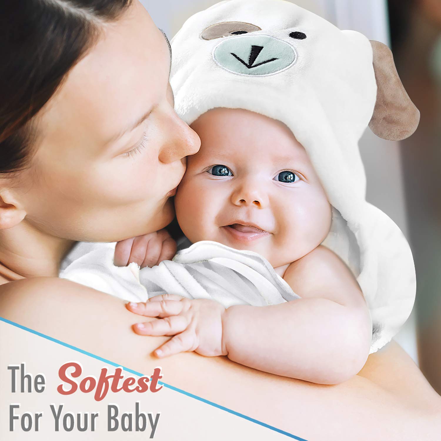 FOREVERPURE hypoallergenic baby towel safe for sensitive skin