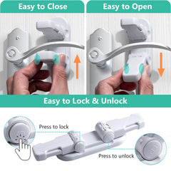 Fority two-button-control enables safer unlock sequence.
