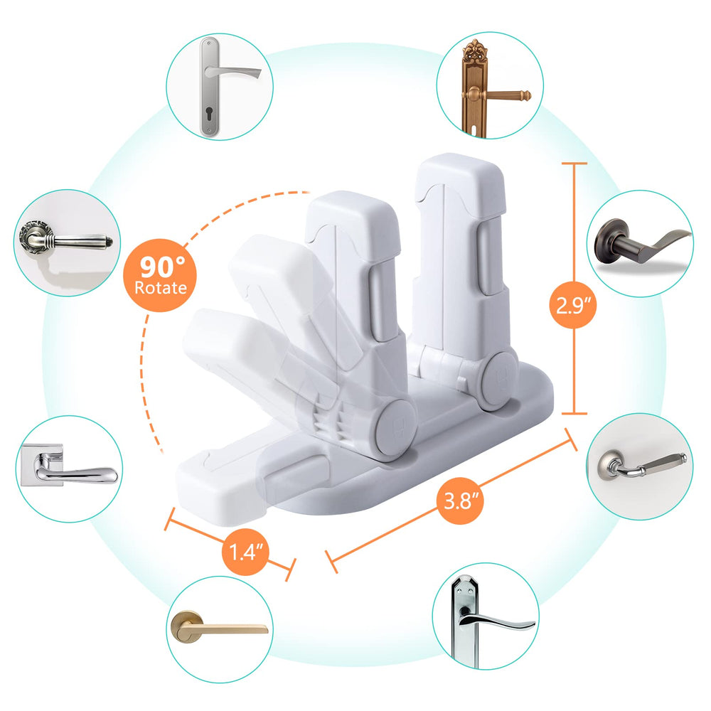Fority use cases across doors, windows, tubs, and taps.