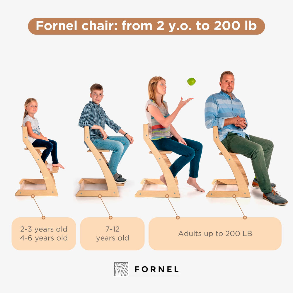 Fornel solid wood with non-toxic finish close-up, safe daily use.