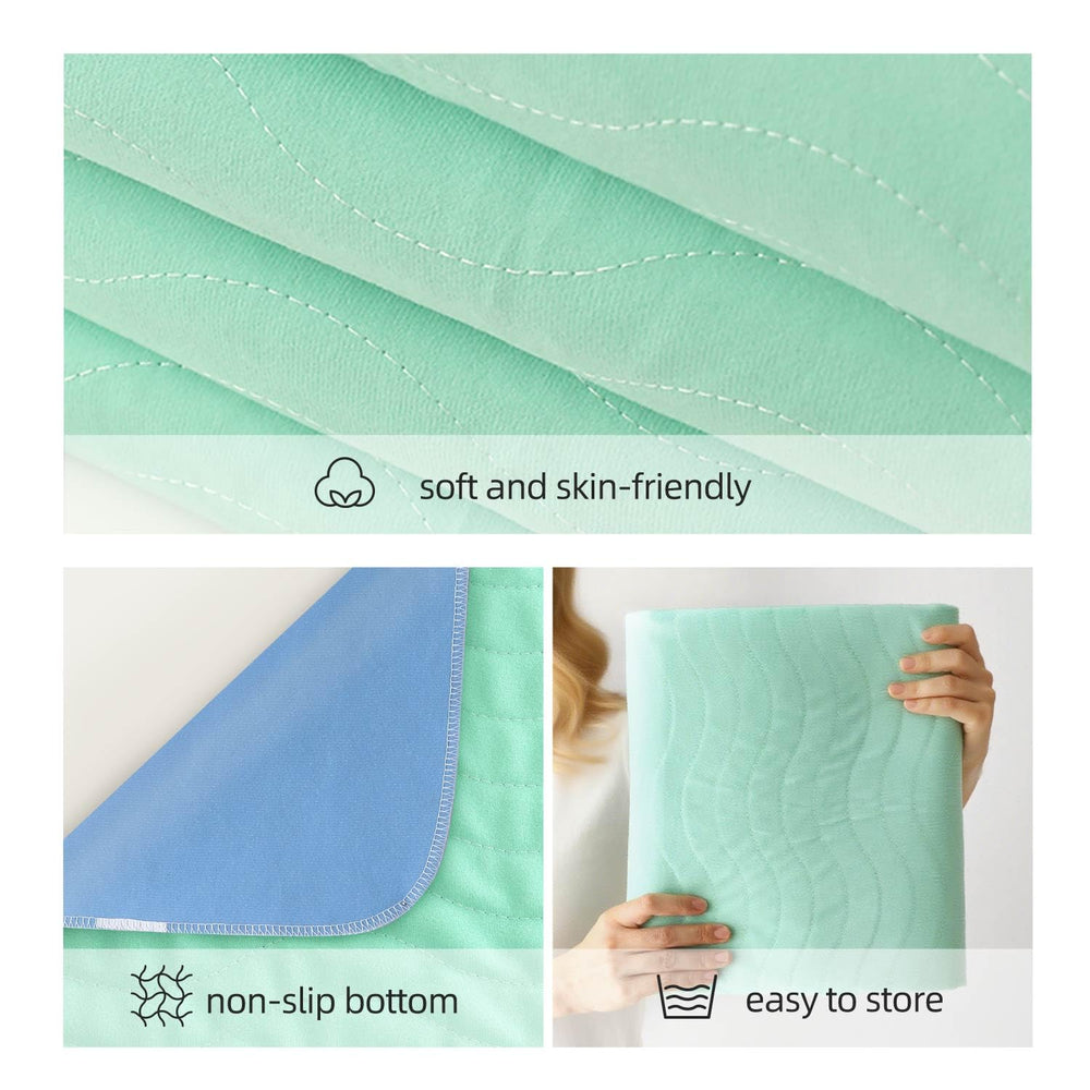 ForosiaLYFE pee pads laid flat for machine washable reusability and cost savings.