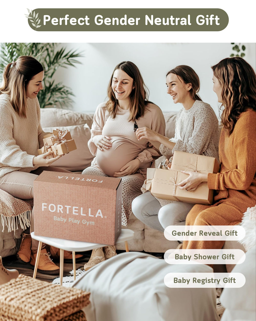Fortella Baby Play Gym foldable design supports travel and compact storage when needed