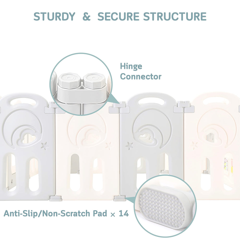 Fortella Cloud Castle anti-slip pads protect floors on any surface.