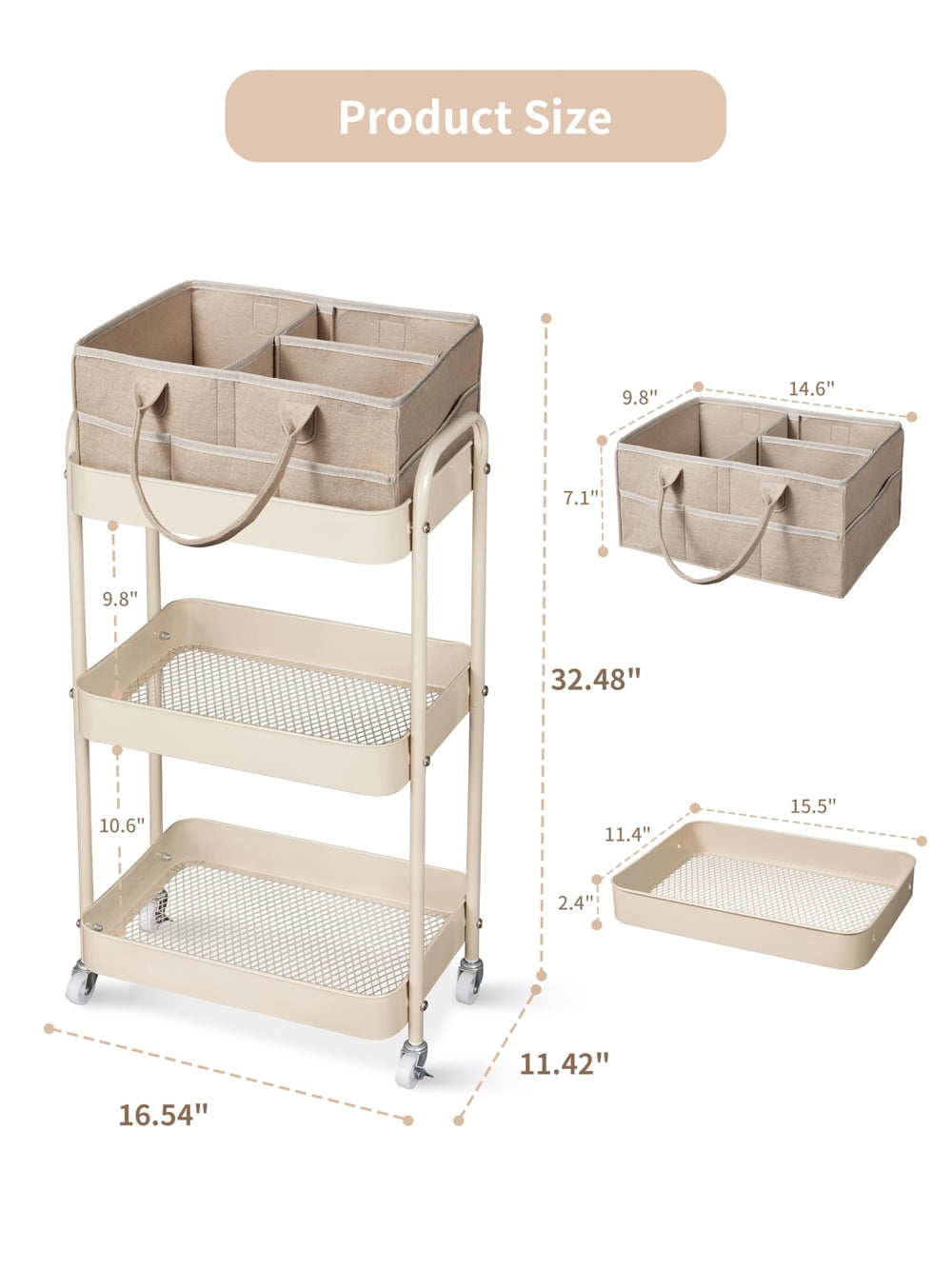 Fortella taupe color scheme blends with modern nurseries and living spaces.