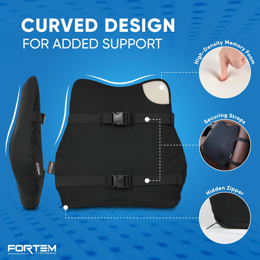 FORTEM versatile car-seat fit shown across seats for easy multi-vehicle use