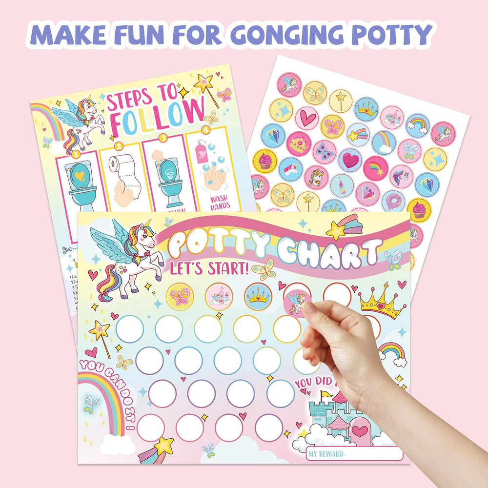 Fortunalux sticker sheets in vibrant colors motivate tracking progress with playful rewards.