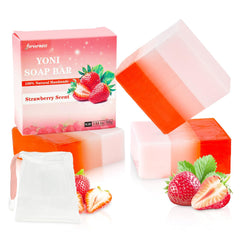 Forvirness strawberry yoni bar delivers delicate scent for daily cleansing