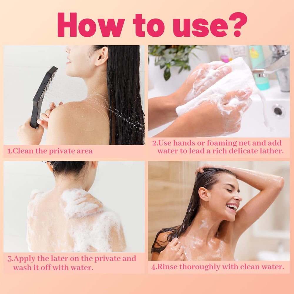 Forvirness Yoni Soap Bar foaming net aids quick lather
