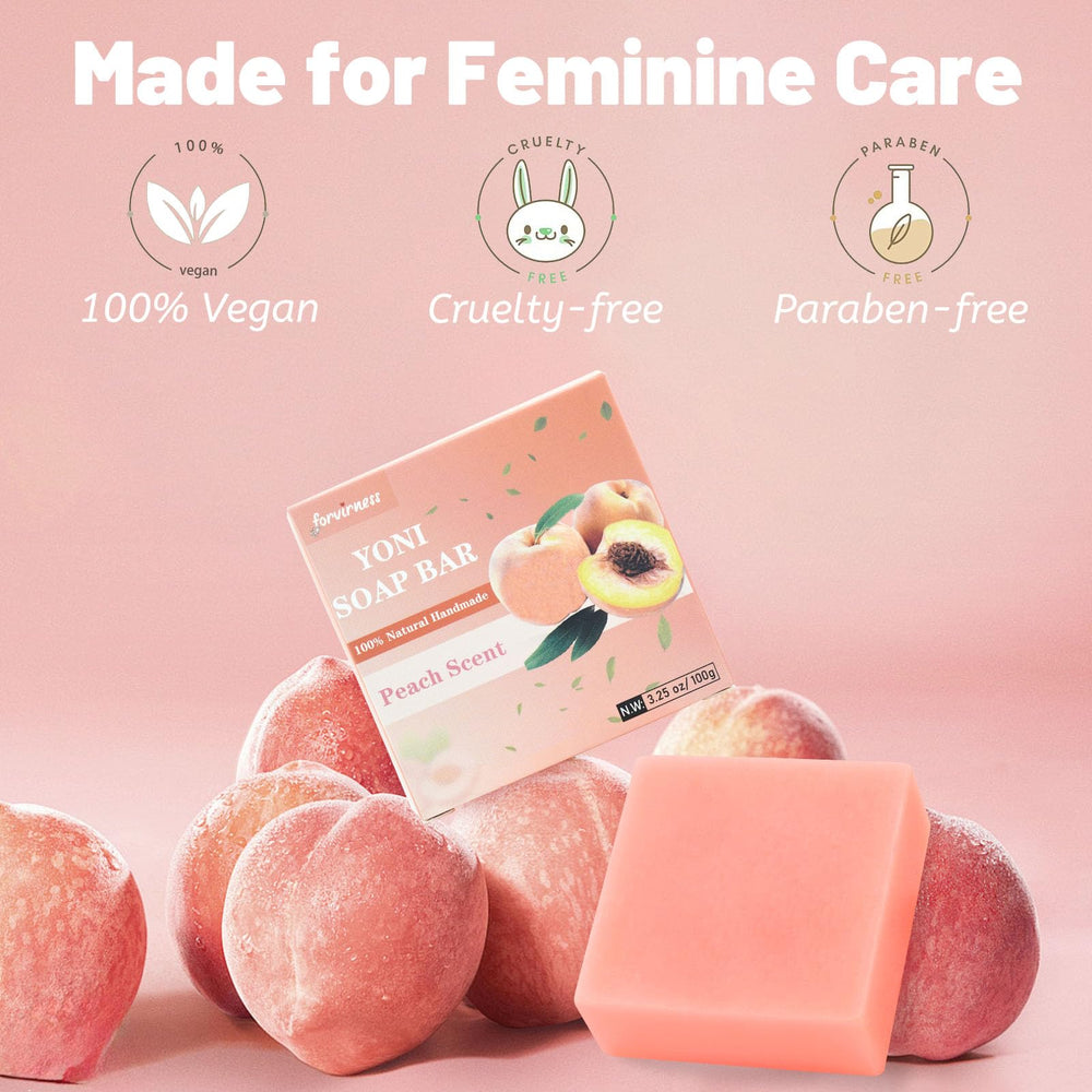 Forvirness Yoni Soap Bar nourishes with jojoba oil for smooth skin