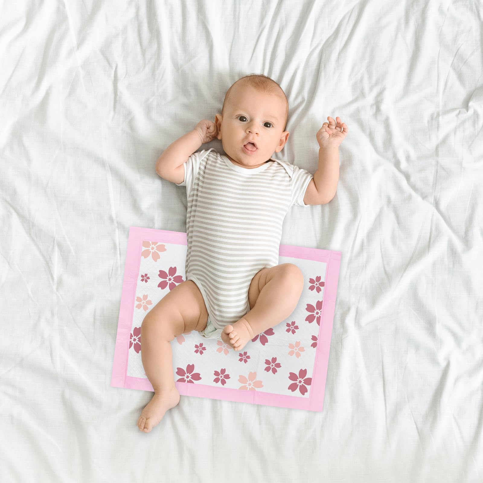 FORYEE changing pad liner with high absorption for quick diaper changes