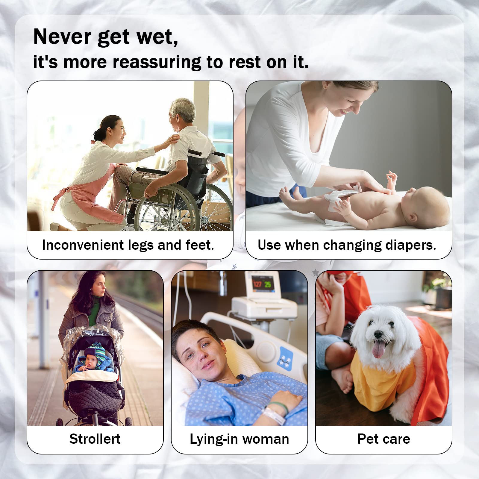 FORYEE multi-use liners protect babies, pets, and bedding from accidents.