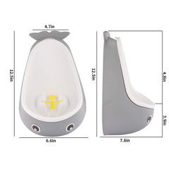 Foryee urinal aiming target detail highlighting the practice target.