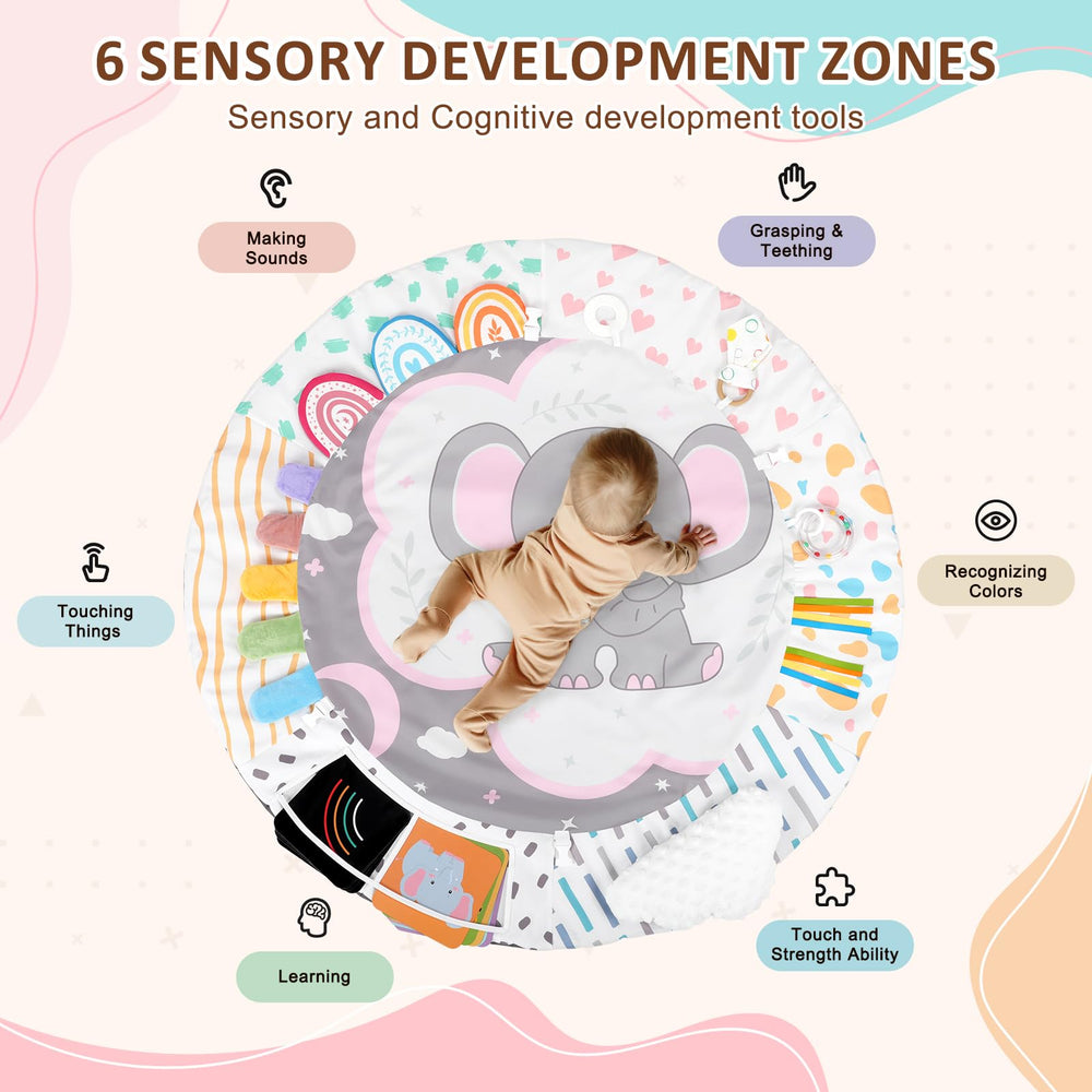 Foryoomi self-discovery mirror toy encourages baby reflection
