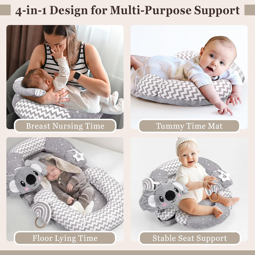 Foryoomi Koala detachable teether toys promote sensory exploration