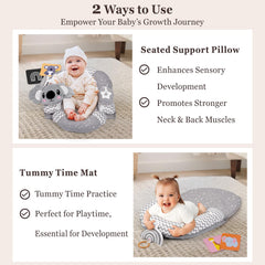 Foryoomi Koala seated support pillow provides stable comfy seating