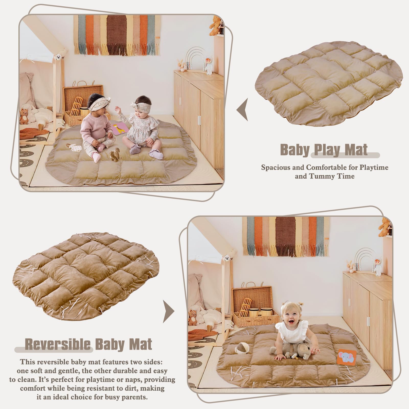 Foryoomi sensory toys koala elephant rainbow invite tactile exploration with varied textures