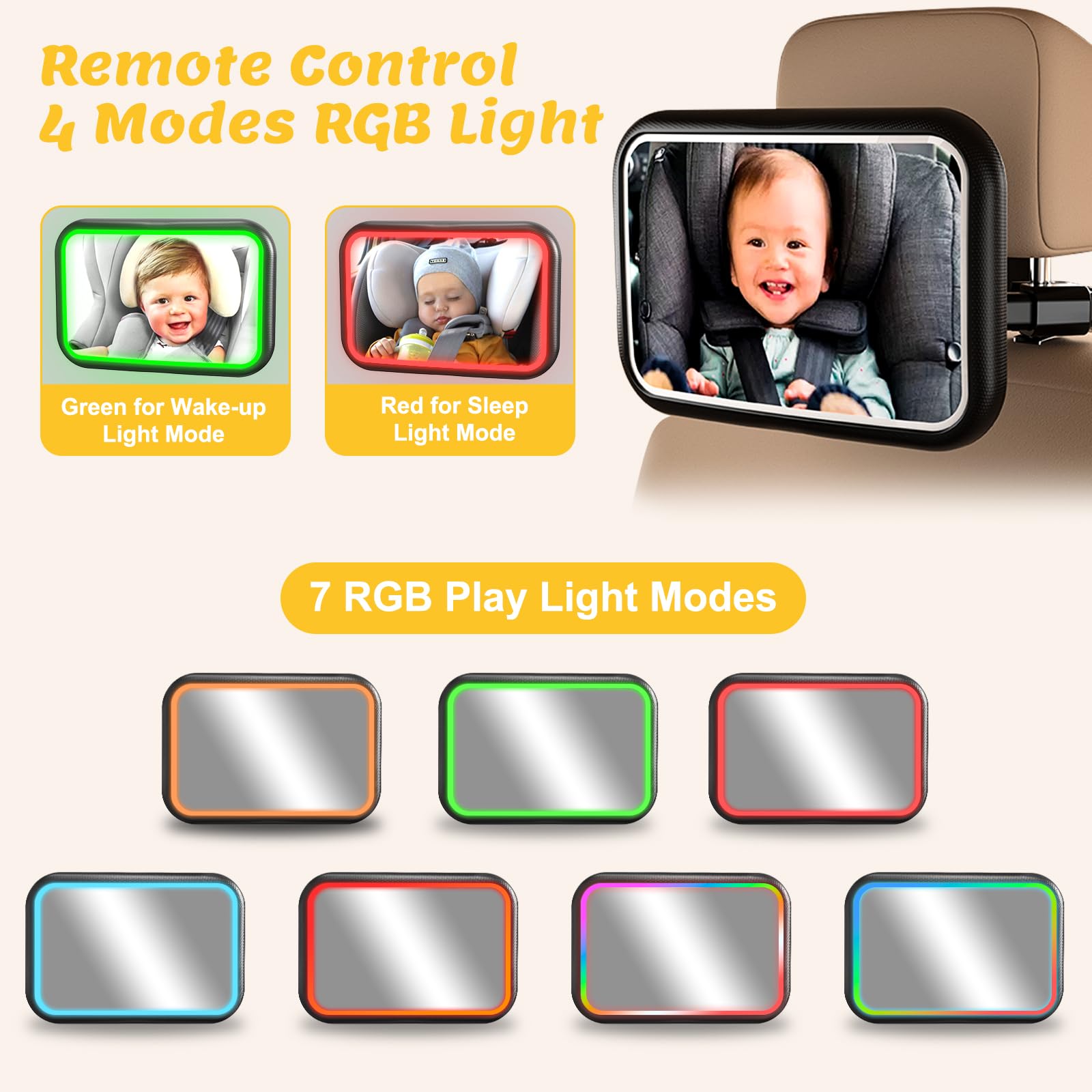 Fosucwin wide-angle convex mirror expands your field of view on the road.