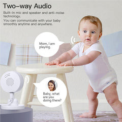 FOUKWAKC Tuya Baby Monitor wall mount for easy setup in nursery