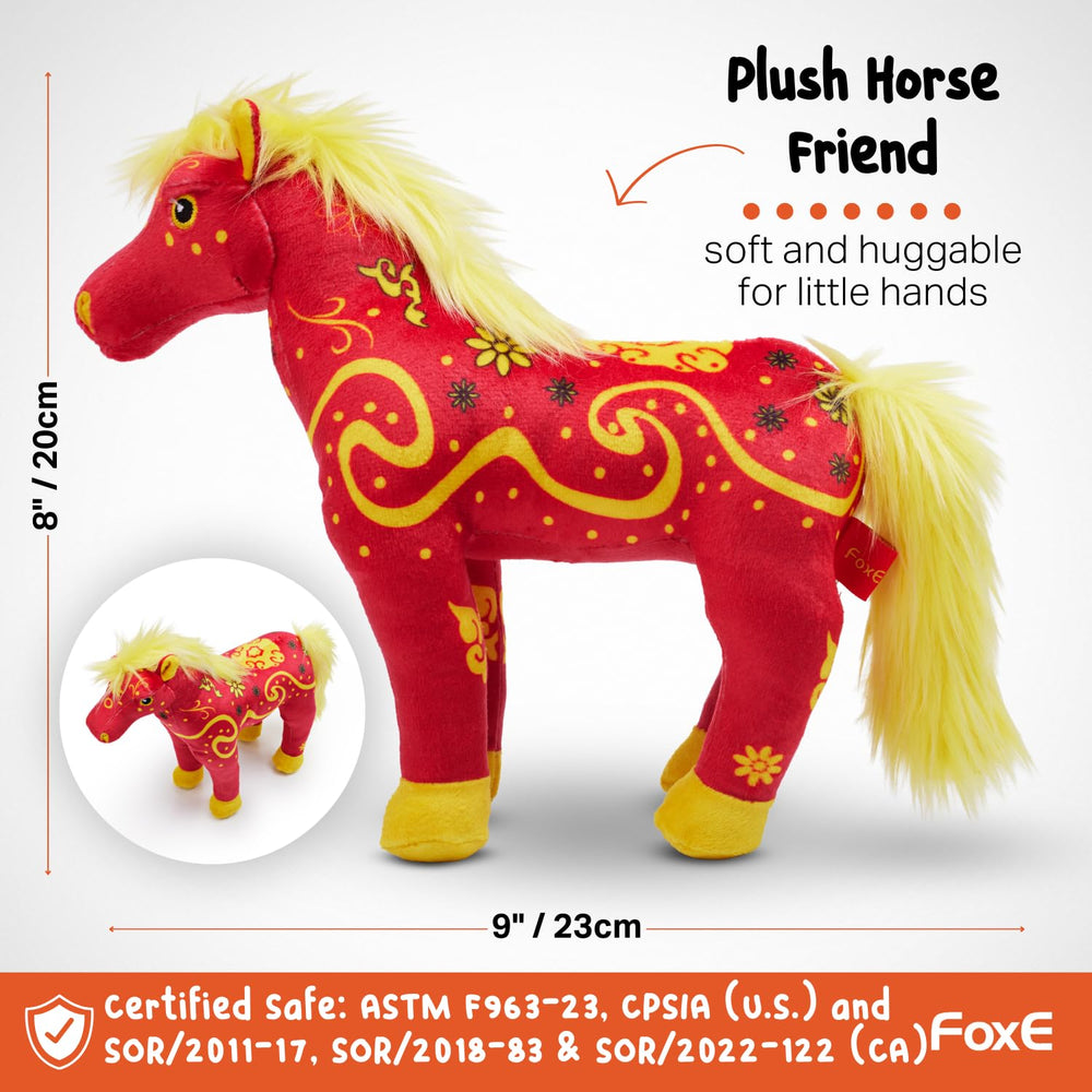 FoxE Year of the Horse gift set on display, ready for gifting occasions.