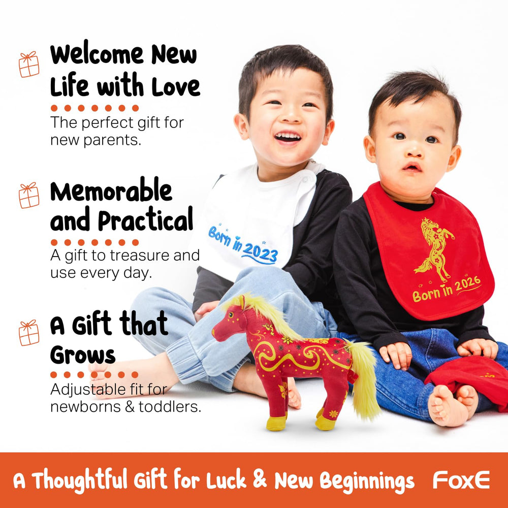 FoxE Year of the Horse lucky money envelope for Lunar New Year gifting.