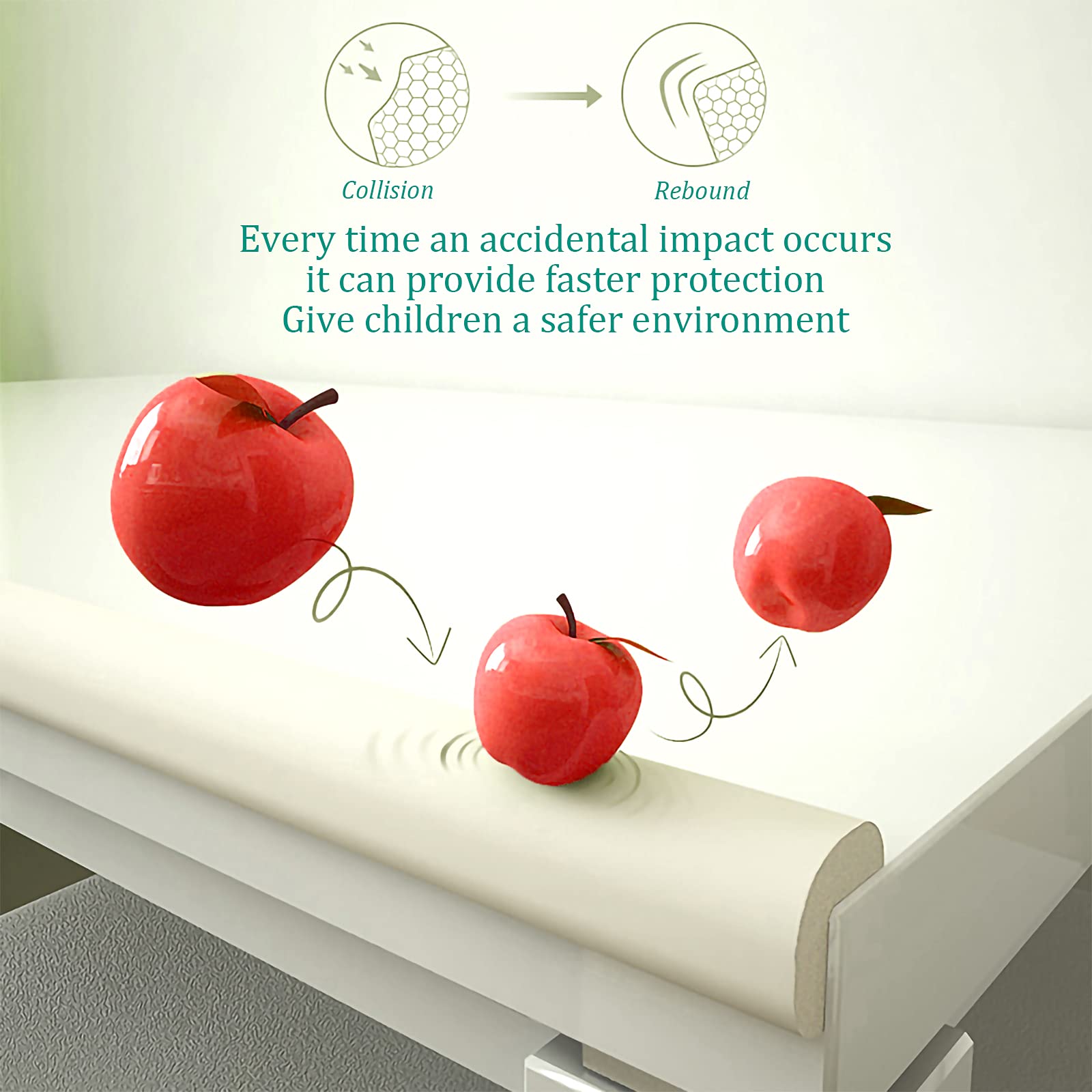 Fozobaiy soft NBR corner protectors cushion sharp furniture corners