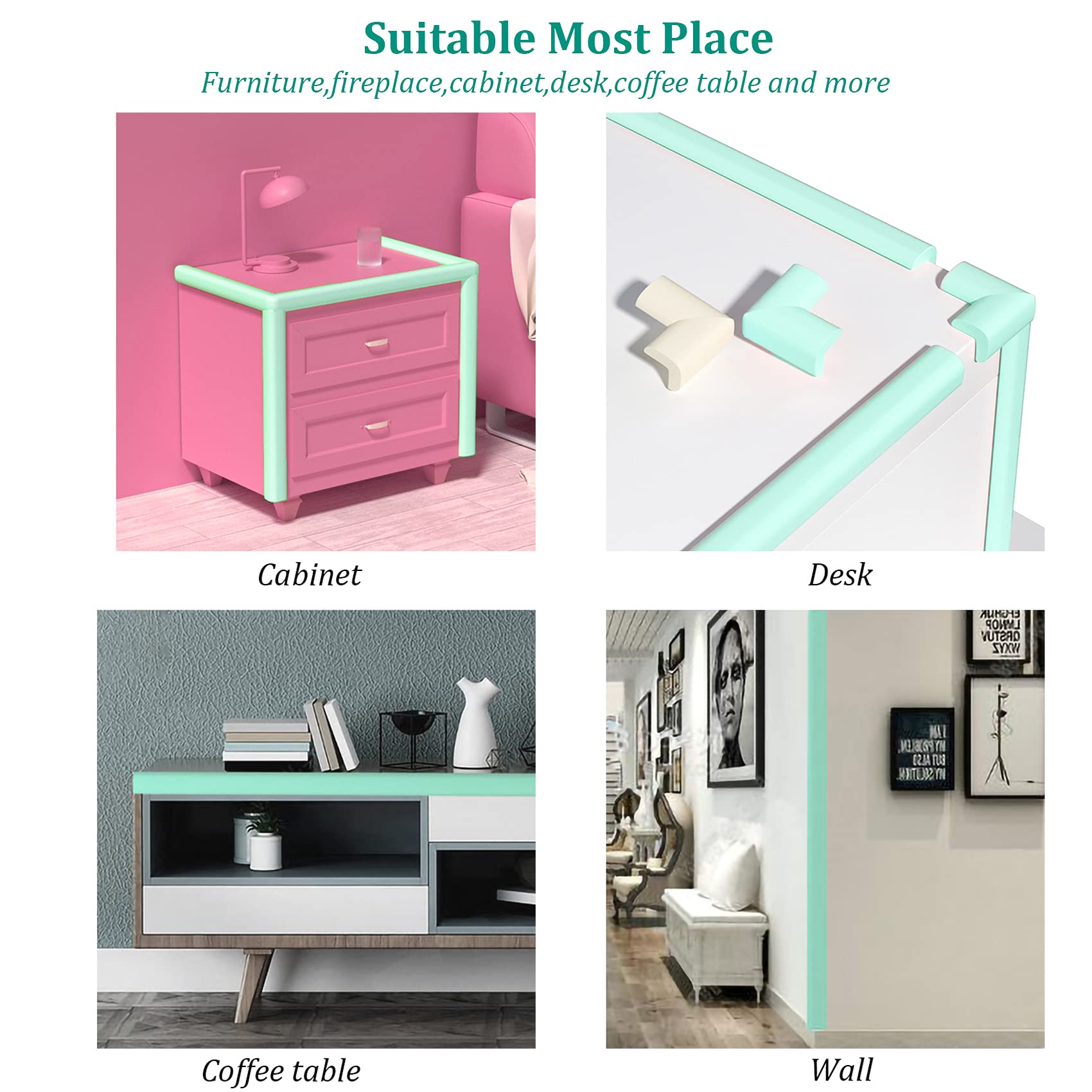 Fozobaiy surface-protective foam strip preserves furniture finishes during play