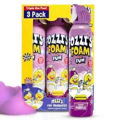 FOZZI'S Punchy Purple bath foam spray for imaginative bath play and easy cleanup.