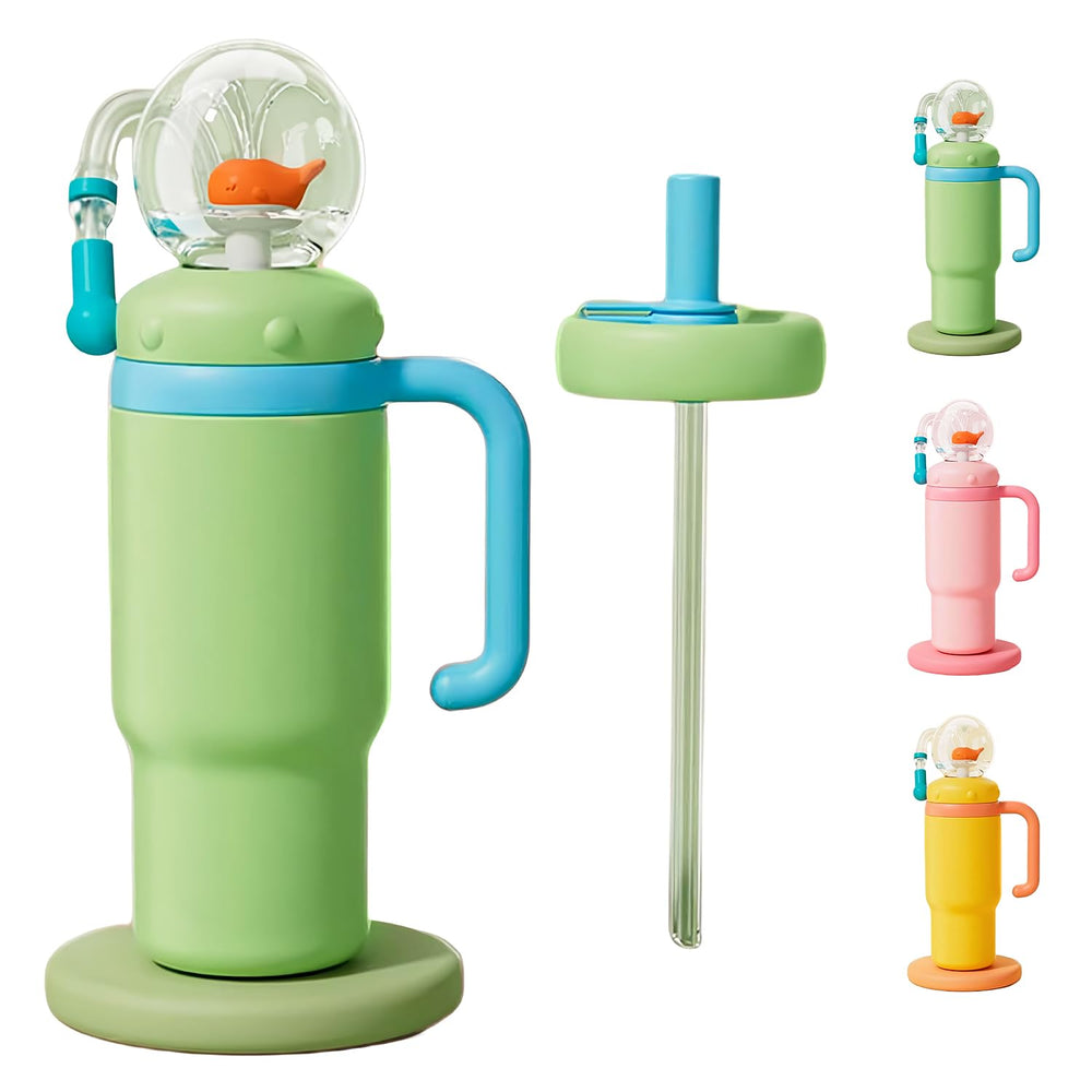 FragrantGarden bottle with whale-squirt top for playful hydration