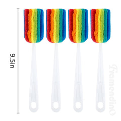 Framendino sponge cleaner in bright colors for versatile container scrubbing