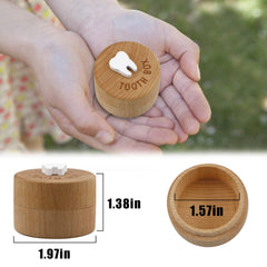 Free-Space Tooth Fairy Box compact 2x2x1-4-inch size.