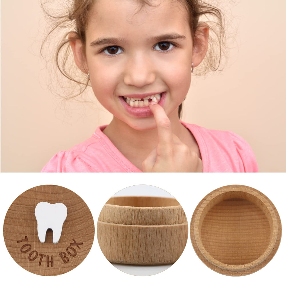 Free-Space Tooth Fairy Box premium wood material.
