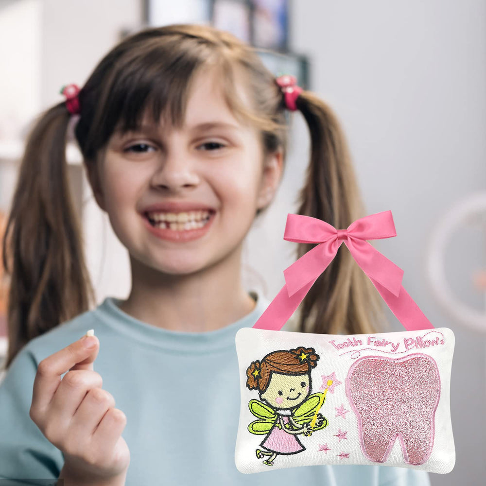 free-space Tooth Fairy Pillow crafted from durable canvas for lasting play.