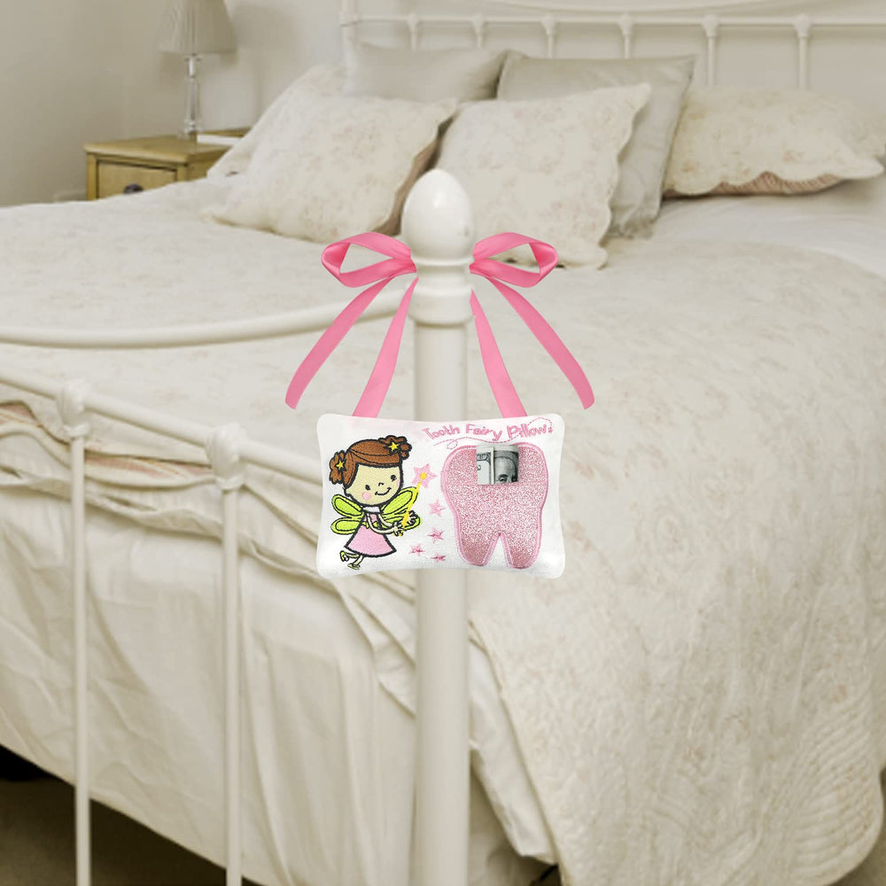 free-space Tooth Fairy Pillow as kid room decor and bedtime fun.