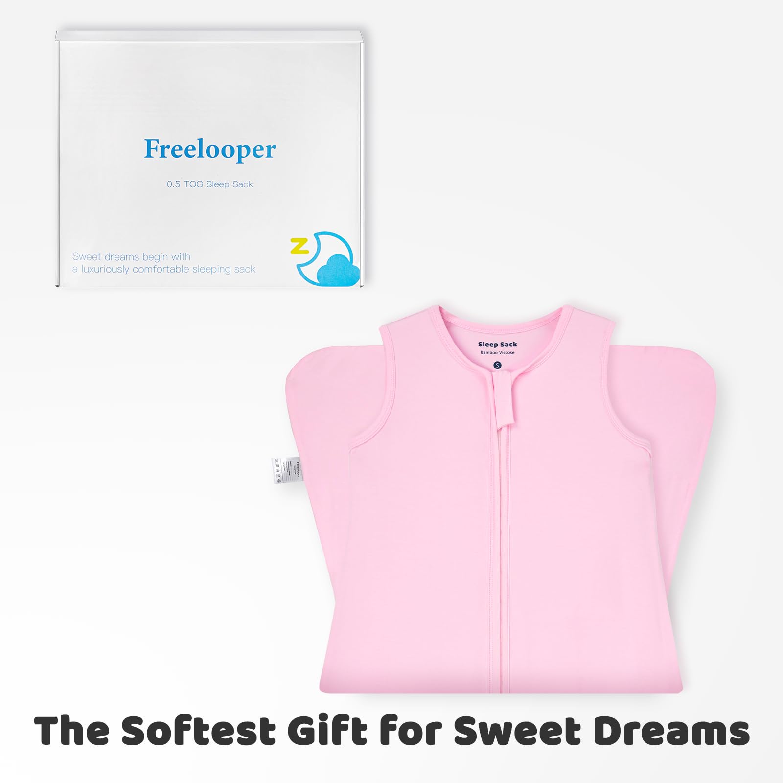 Freelooper pink sleep sack ready for everyday use