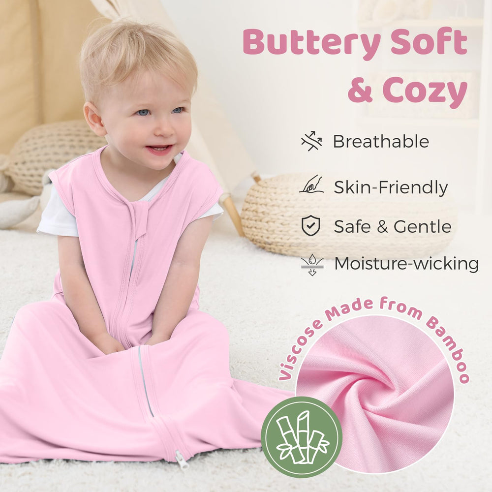 Freelooper sleep sack temperature strip color indicator helps gauge comfort