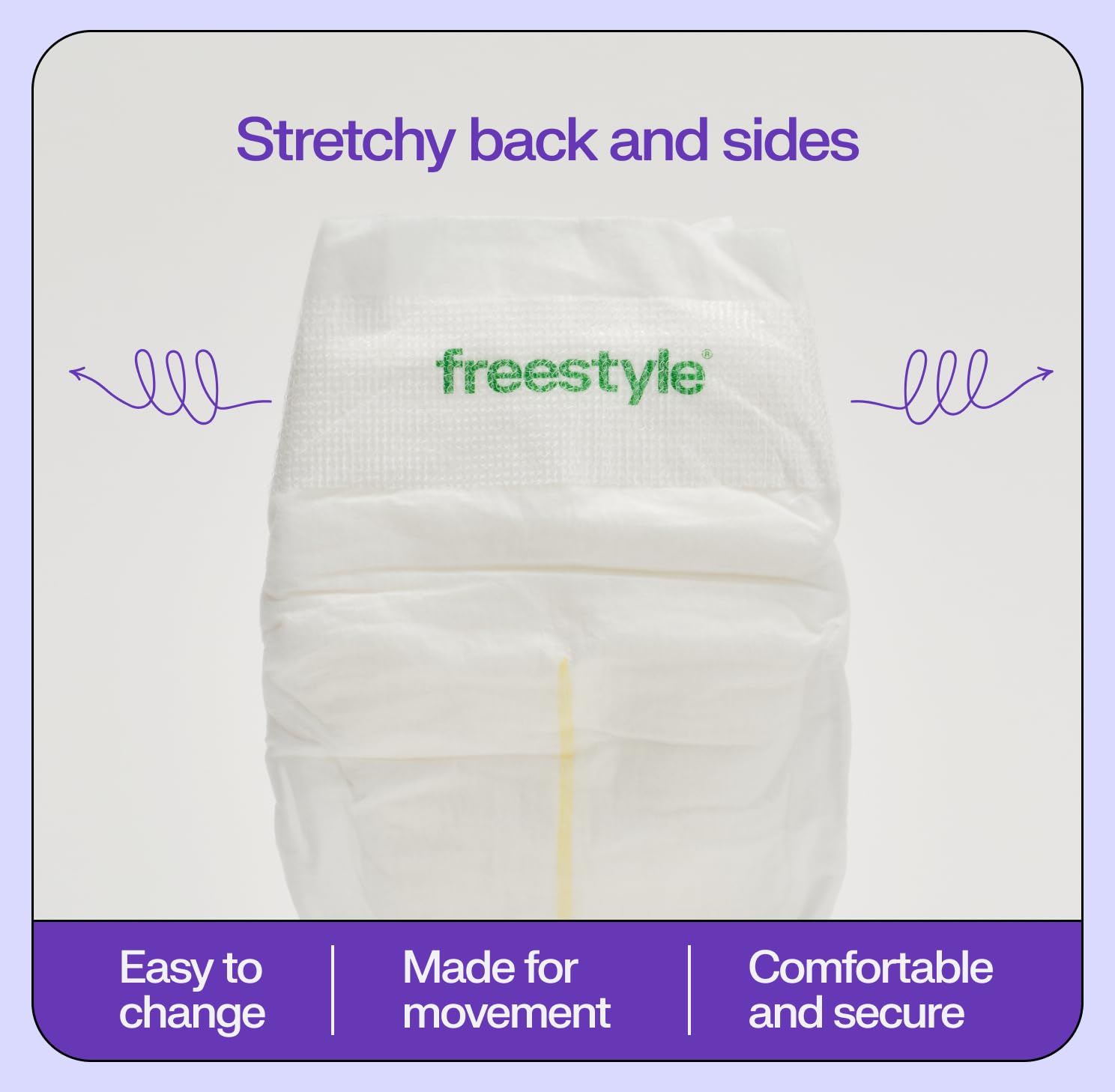 Freestyle BambooTek 120-count pack for easy stocking.