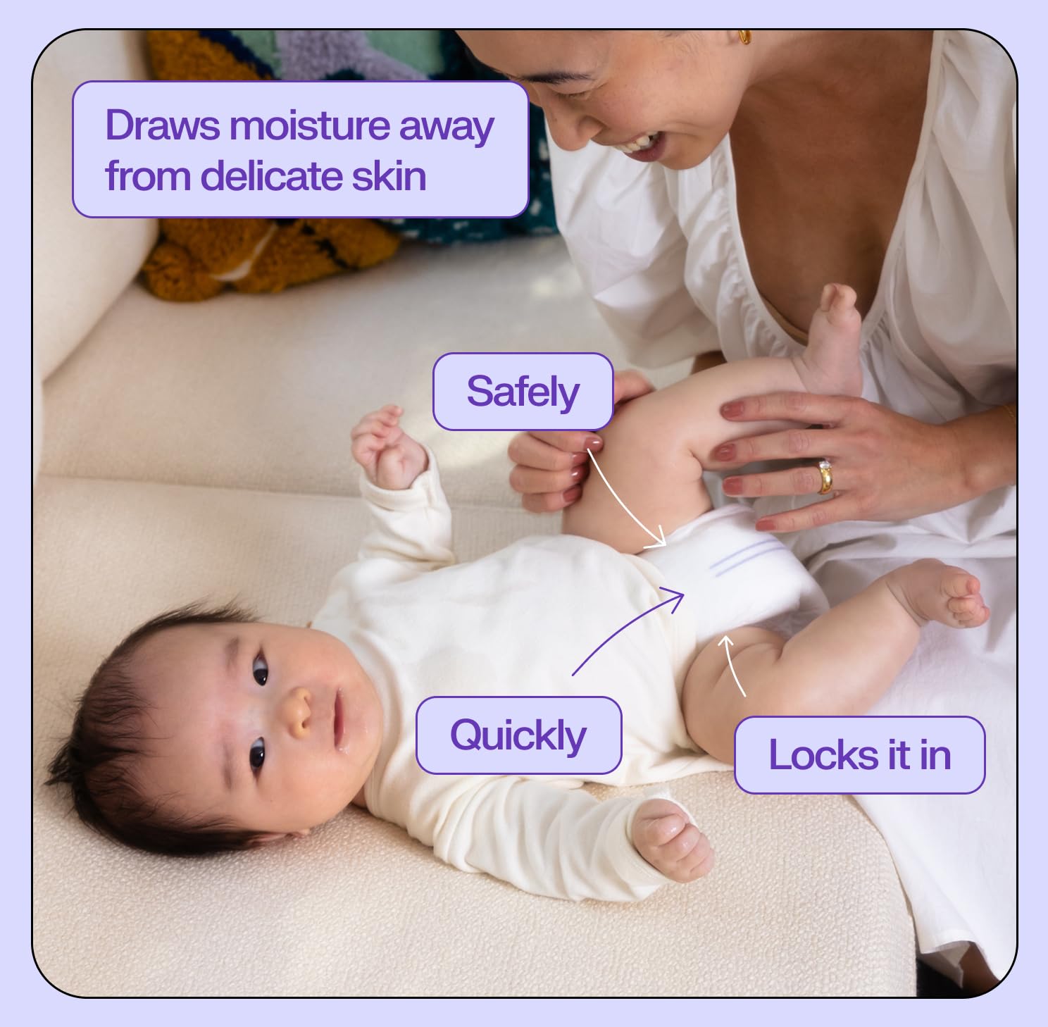 Freestyle BambooTek uses non-toxic materials for baby safety.