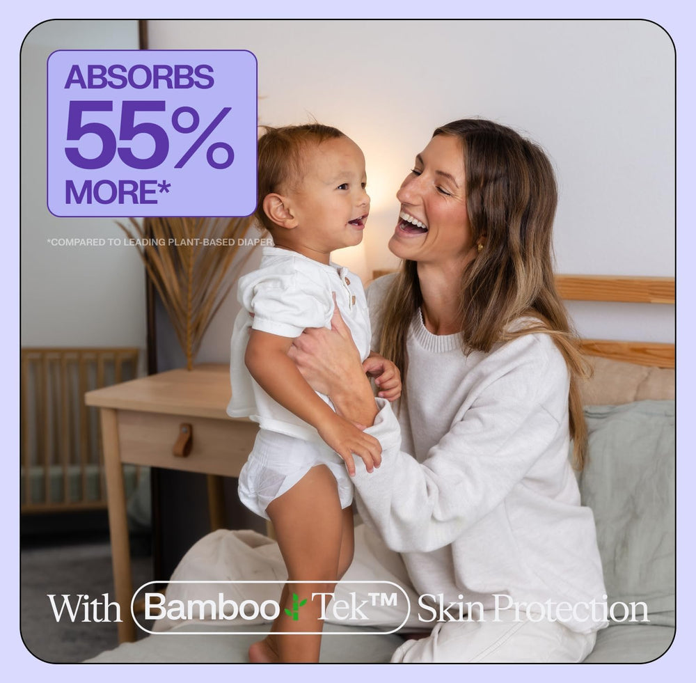 Freestyle BambooTek Diapers Size 4 eco-materials plant-based and tree-free.