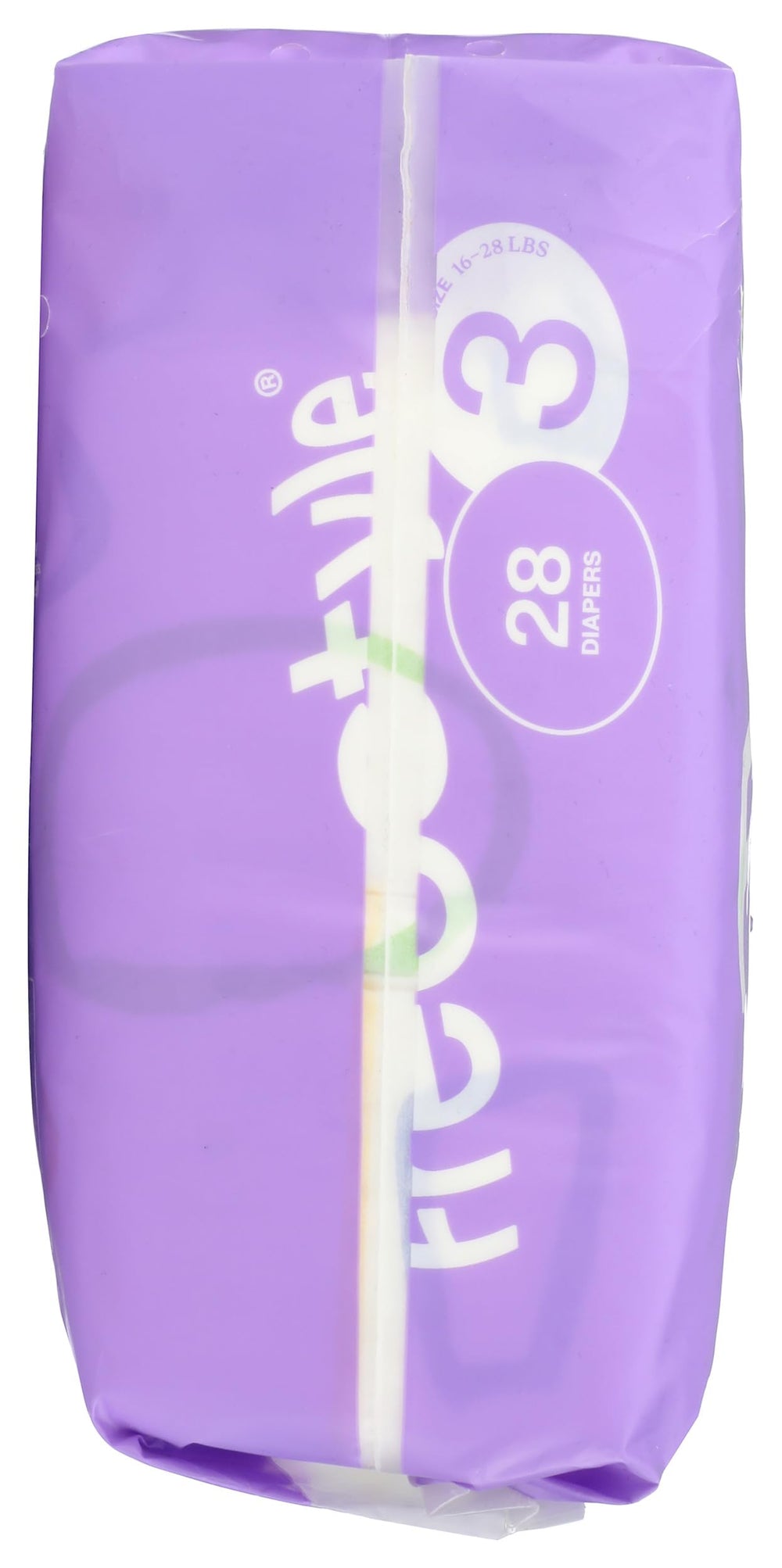Freestyle Diapers Size 3 tree-free-cert badge highlights eco benefits