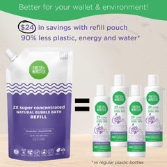 Fresh Monster lavender oil highlight for calming scent during tub time.