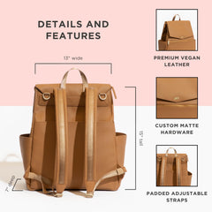 Freshly Picked Classic II exterior pockets, quick phone access
